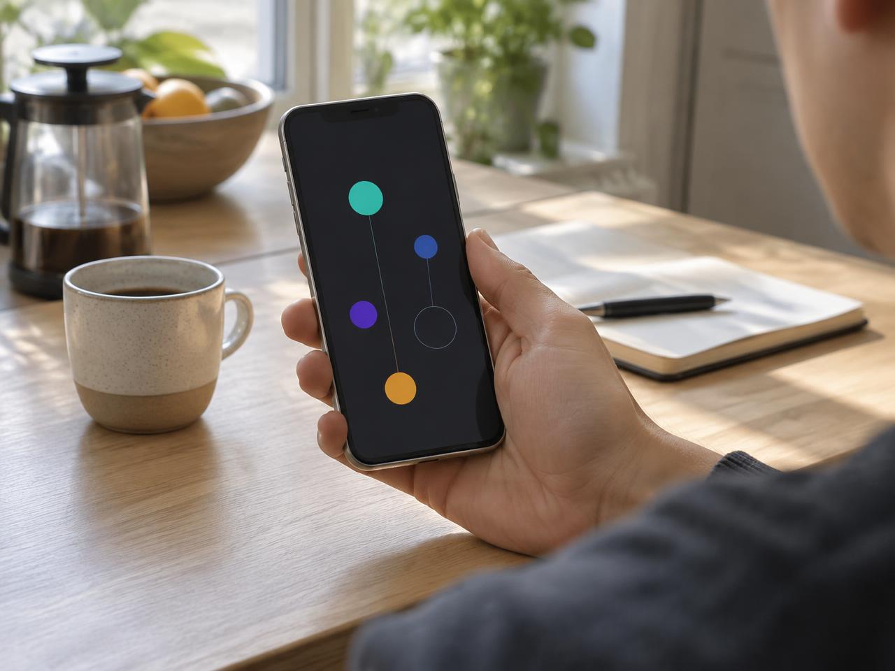 App en móvil